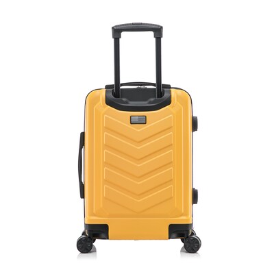 US Army FOX 20" Hardside Carry-On Suitcase, 4-Wheeled Spinner, TSA Checkpoint Friendly, Mustard (USLFOX00S-MUS)