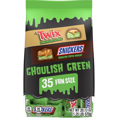 FUN SIZE® Ghoulish Green Chocolate Variety Mix Pouch