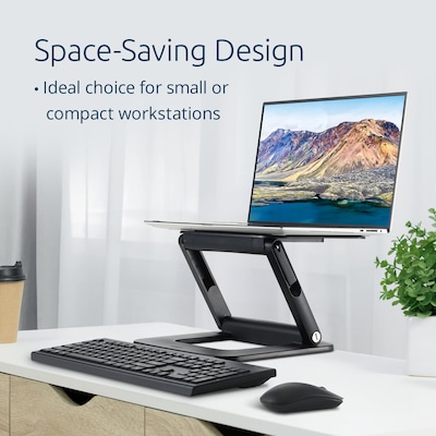 Kensington SmartFit EQ Adjustable Multi-Angle Laptop Stand, Black (K50427NA)