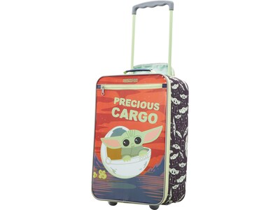 American Tourister Star Wars Kids The Child Polyester Carry-On Luggage, Multicolor (137680-9208)