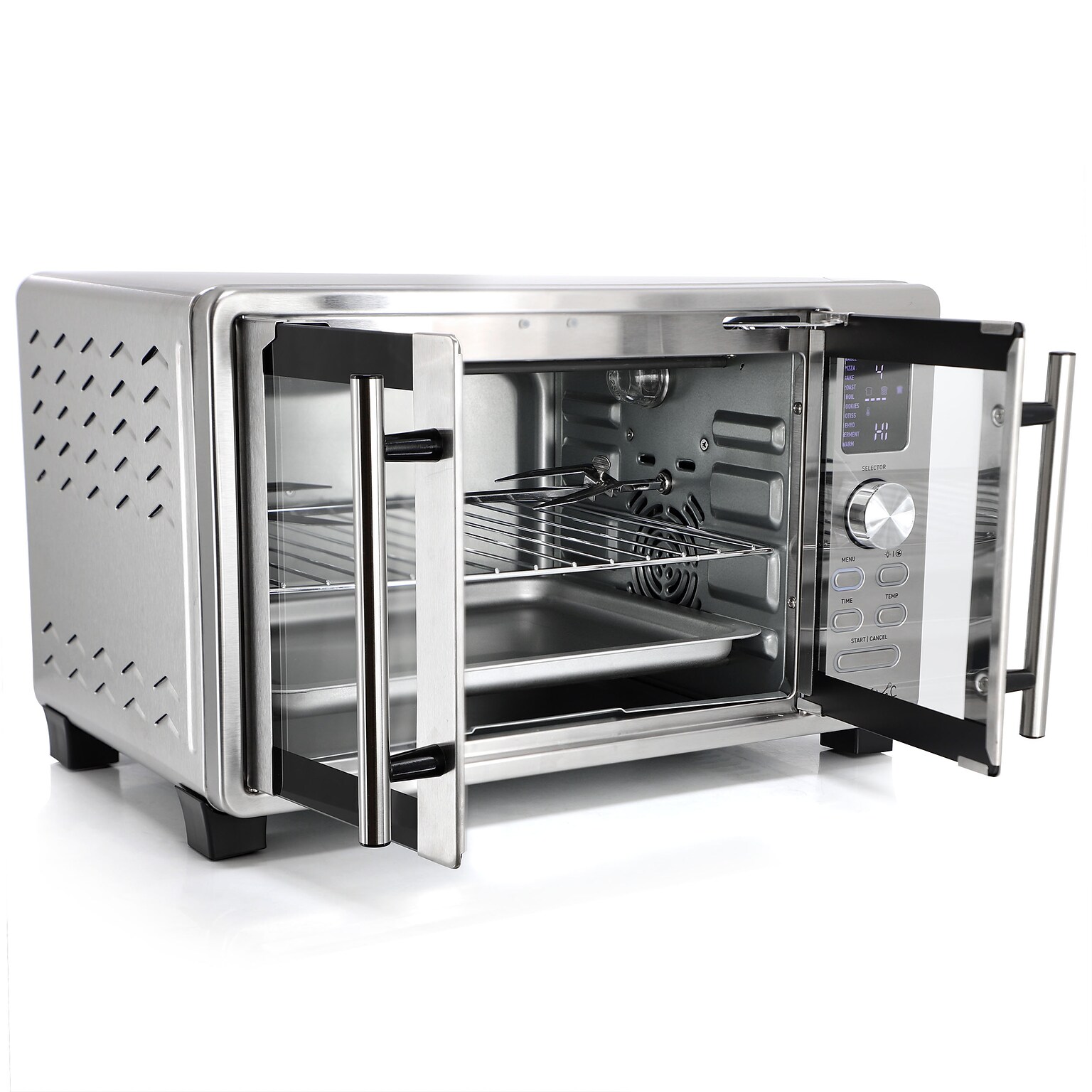 Megachef 6 Slices Toaster Oven, Silver (938122563M)