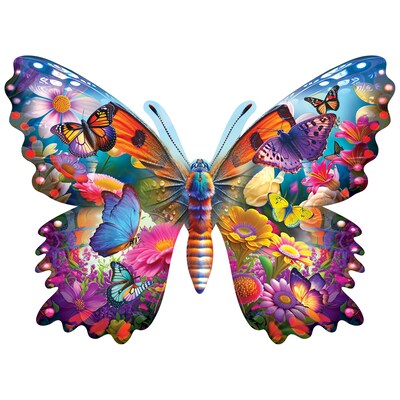 RoseArt Big 500-Piece Butterfly Shaped Puzzle (CZA7450ZZV)