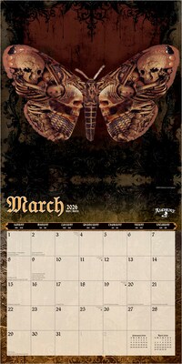 2026 BrownTrout Gothic Alchemy 12" x 12" Monthly Wall Calendar (9798330701292)