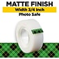 Scotch Magic Tape Refill, 3/4" x 36 yds., 1" Core, 6 Rolls/Pack (MMM8106PK)