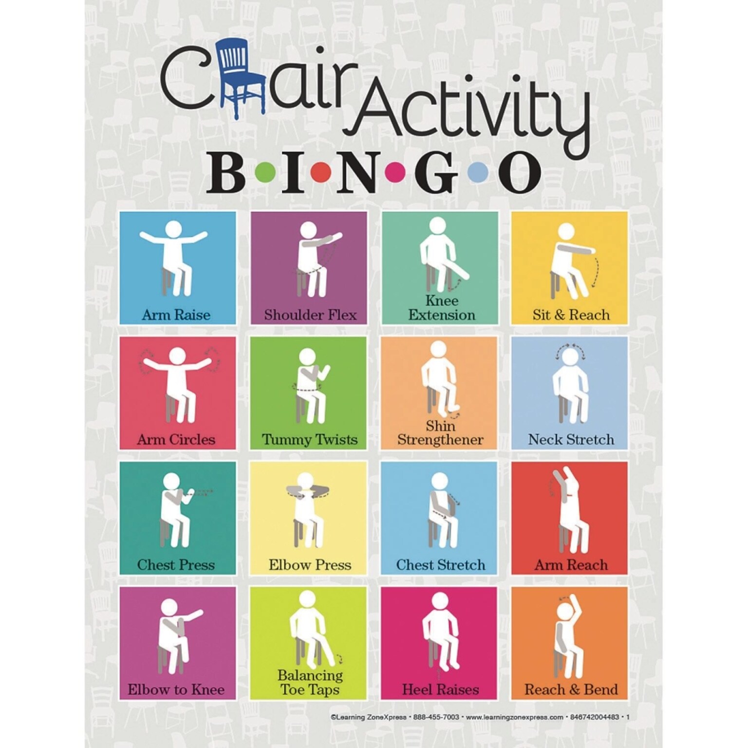 Learning Zone Chair Activity Bingo (18434)