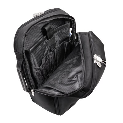 McKlein U Series Englewood Laptop Backpack, Medium, Black (78895)