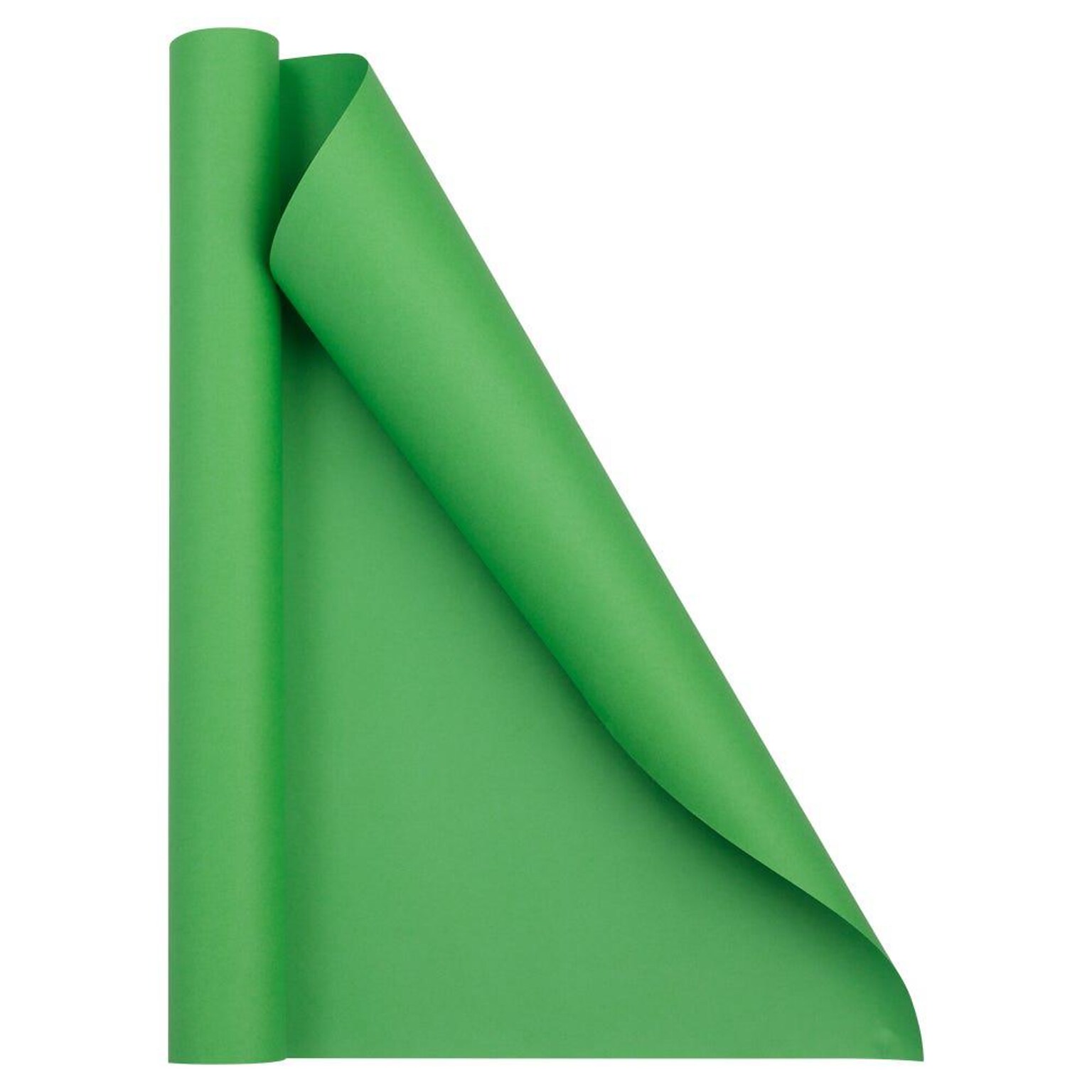 JAM Paper Gift Wrap, 26.3 x 2.5, Lime Green, 2/Pack (277013530263a)