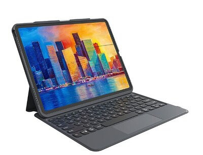 ZAGG Pro Keys with Trackpad Tablet Keyboard & Case for iPad 12.9-inch Pro, Gen 3-6 (103409165)