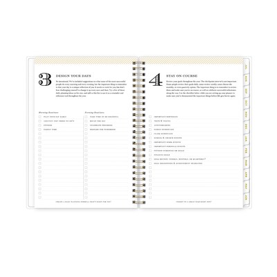 2025-2026 Day Designer for Blue Sky Climbing Floral 5.875" x 8.625" Academic Weekly & Monthly Planner (137884-A26)