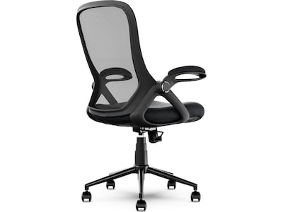 Click365 Ergonomic Fabric/Mesh Swivel Task Chair, Black (CCHR10003A)