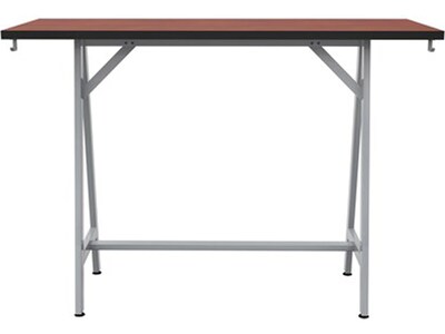 Safco Spark Teaming Table, 24" x 60", Biltmore Cherry (SPK6024SLBMCH)