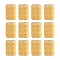 Wooster Brush Jumbo-Koter Super/Fab Roller Cover, 4.5L, 0.75 Nap, Buff, 2/Pack, 12 Packs/Carton (0