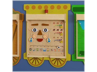 Flash Furniture Bright Beginnings Feelings and Moods STEAM Wall Activity Board (MK-ME15273-GG)