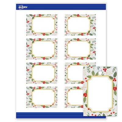 Avery  3 Blank Price & Merchandise Tags, White, 80/Carton (S00-FEA-PRMWT10)