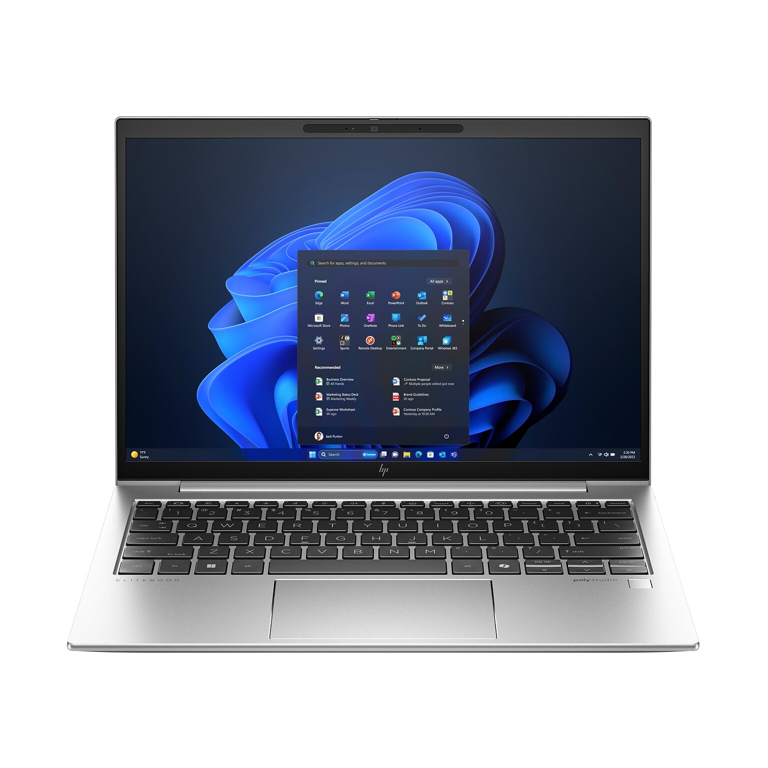 HP EliteBook 830 G11 13.3 Laptop, Intel Core Ultra 5 135U, 16GB RAM, 512GB SSD, Windows 11 Pro (A6TG0UT#ABA)