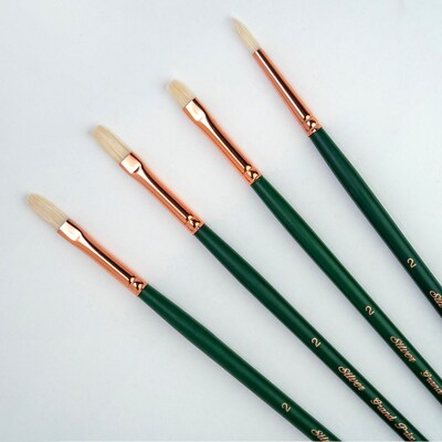 Silver Brush Grand Prix Size 2 Variety Brush Set, 4/Pack (SLVGP1078)