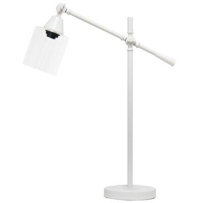 Lalia Home Vertically Adjustable Desk Lamp, White (LHD-2001-WH)