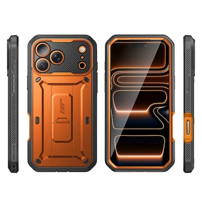 SUPCASE Unicorn Beetle Pro Case for iPhone 17 Pro Max, Shock Absorbing, Coral (SUP-iPhone2025Max-UBPro-SP-Coral)