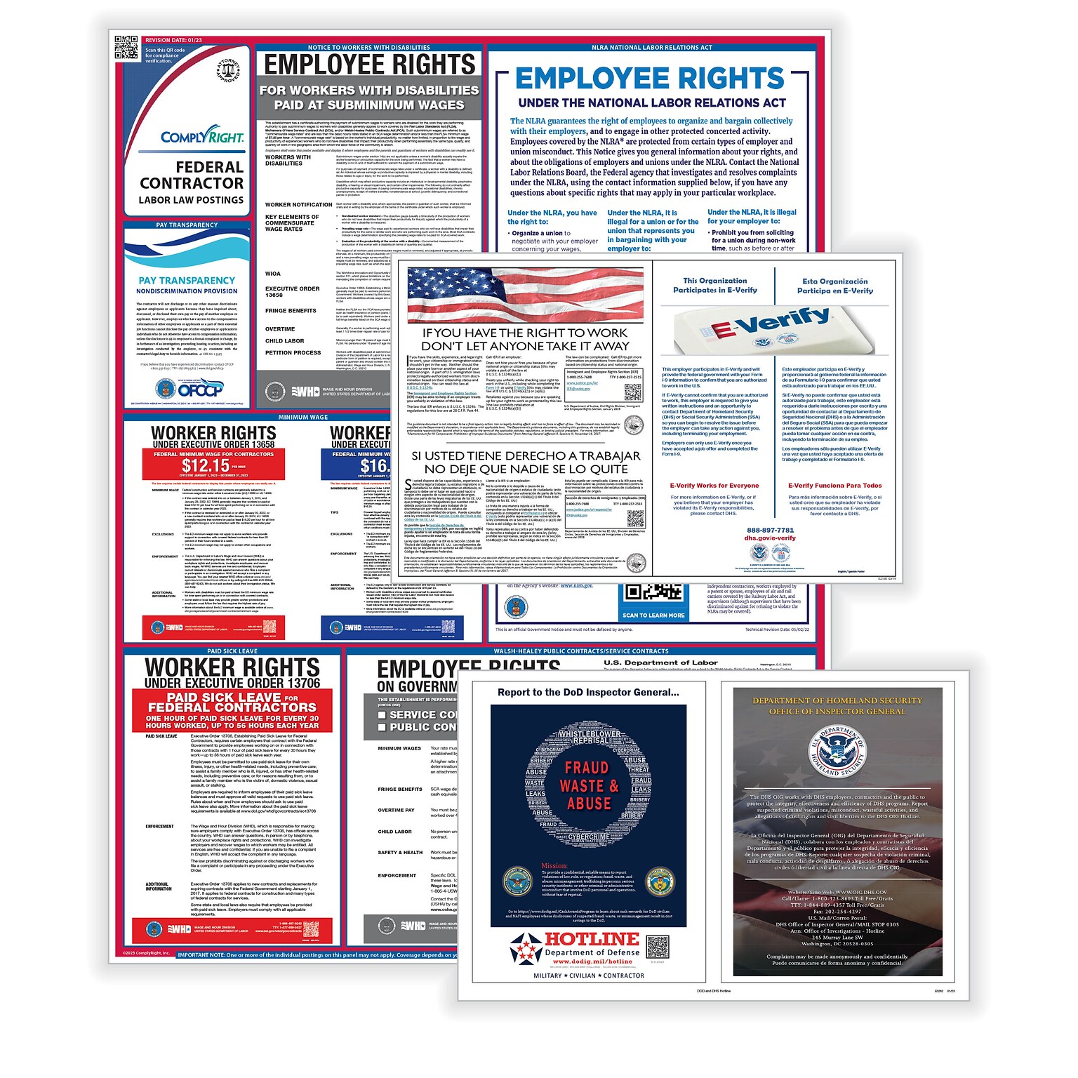 ComplyRight Federal Contractor Poster Kit (EFEDFCCS)