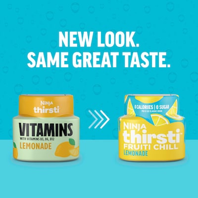 Ninja Thirsti Sugar-Free VITAMINS Variety Pack Drink Mix Drops, 2.07 oz., 3/Pack (WCFV4)