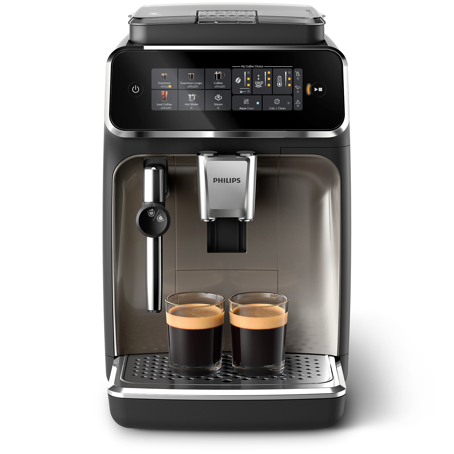 Philips 3300 Automatic Espresso Machine, Black/Chrome (EP332690)