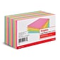Staples 3" x 5" Index Cards, Lined, Assorted Colors, 300/Pack (TR50998)