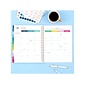 2024-2025 AT-A-GLANCE Simplified by Emily Ley Gingham 8.5" x 11" Academic Weekly & Monthly Planner, Blue/White (EL26-901A-25)