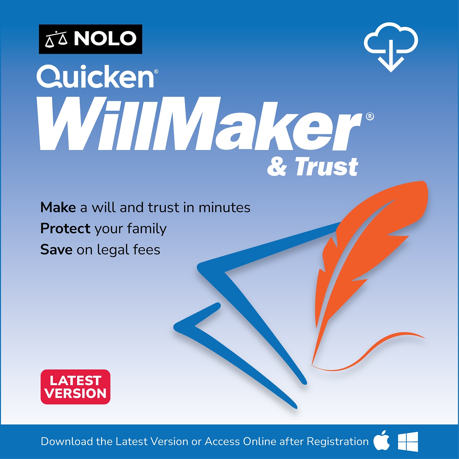 Quicken WillMaker & Trust 2025 for 1 User, Windows/Mac, Download (IND945800V087)
