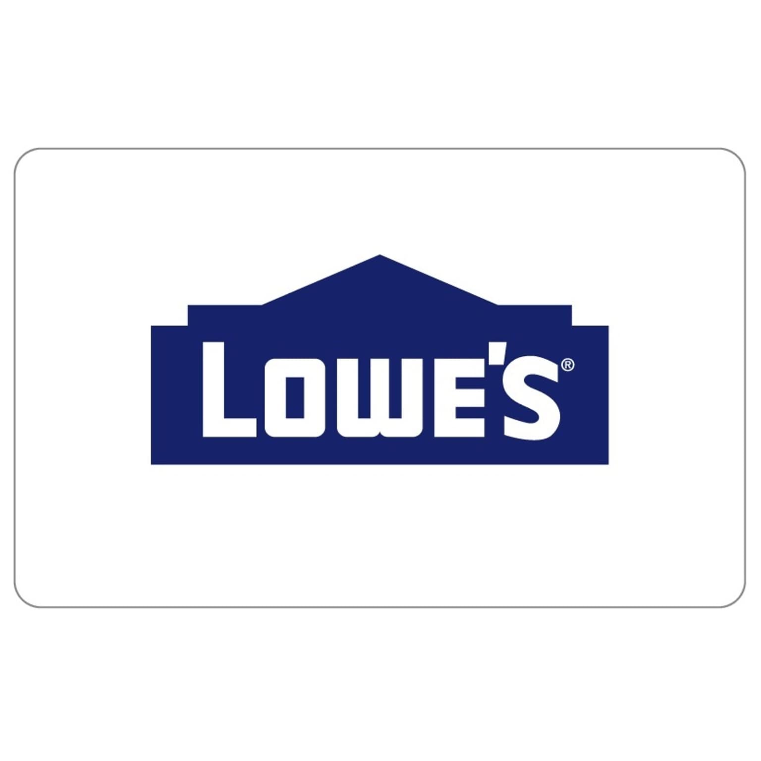 Lowes Gift Card $300