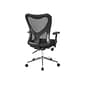 Techni Mobili Mesh Back Fabric Task Chair, Black (RTA-0098M-BK)