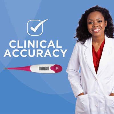 Veridian Healthcare Basal Digital Oral Thermometer, Pink (08-359BSL)