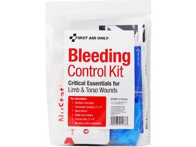 First Aid Only 8-Piece Bleeding Control Kit (91483)