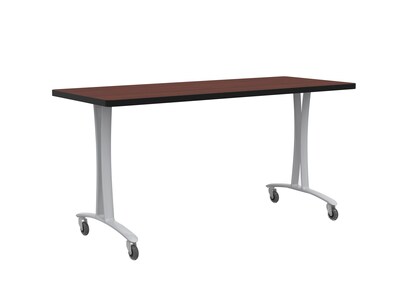 Safco Rumba Training Room Table, 24 x 60, Biltmore Cherry (RBA6024TCASLBMCH)