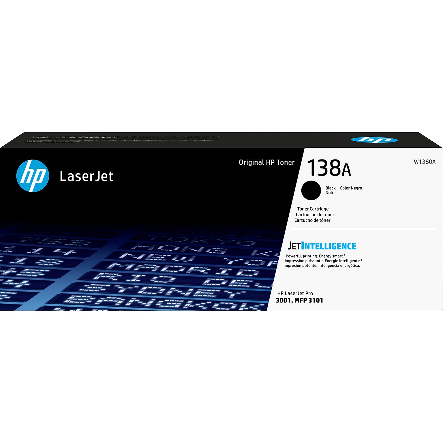 HP 138A Black Standard Yield Toner Cartridge, Prints Up to 1,500 pages (W1380A)