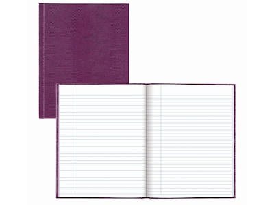 Blueline Hardcover Executive Journal, 7.25" x 9.25", Wide-Ruled, Grape, 144 Pages (A7.RAS)