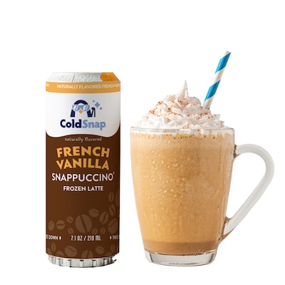 ColdSnap French Vanilla Snappuccino Frozen Latte Mix, Single Serve Pods, 12 Pods/Pack, COLDSNAP MACHINE REQUIRED (600041)