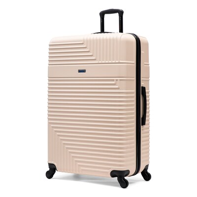 InUSA Resilience 33.6 Hardside Suitcase, 4-Wheeled Spinner, TSA Checkpoint Friendly, Sand (IURES00XL-SAN)