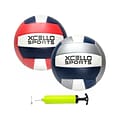 Xcello Sports Volleyballs, Assorted Colors, 2/Pack (XS-VB-2-ASST-2)