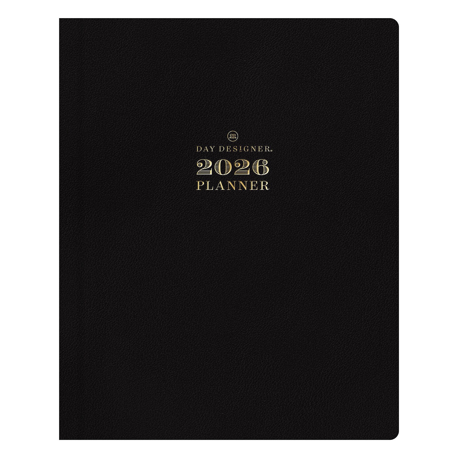 2026 Blue Sky Day Designer 10 x 8 Weekly & Monthly Personal Organizer, Faux Leather Cover, Black  (154650)