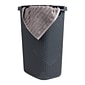 Mind Reader Plastic Laundry Hamper with Lid, Gray (60HAMP-GRY)