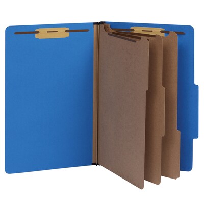 Pendaflex Heavy Duty Classification Folder, 3-Dividers, 3 Expansion, Legal Size, Blue, 10/Box (1006944)