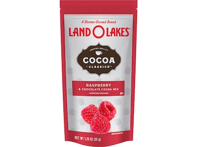 Land O Lakes Cocoa Classics Raspberry & Chocolate Hot Cocoa, 1.25 oz., 72/Carton (B203-W1375)