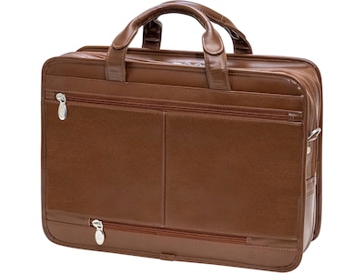 McKleinUSA Hubbard Leather Briefcase, Brown (88434)