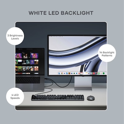 Satechi SM3 Slim Wireless Mechanical Backlit Keyboard, Dark (ST-KSM3DK-EN)