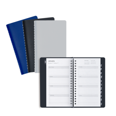 2026 Staples 3 x 6 Weekly & Monthly Planner, Black (ST12937-26)