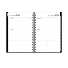 2024 Blue Sky Enterprise 5 x 8 Weekly & Monthly Planner, Black (111291-24)