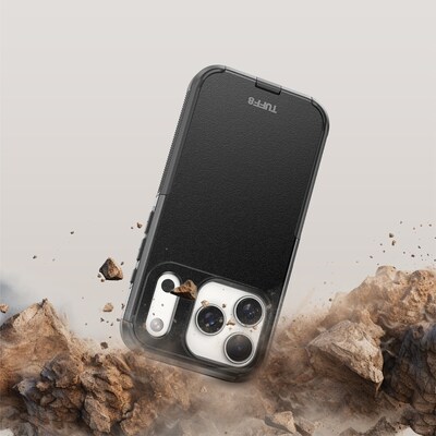 TUFF8 Impact Dual-Layer Rugged MagSafe Phone Case for iPhone 18 Pro, Shock Absorbing, Black (T8I-IP1803)