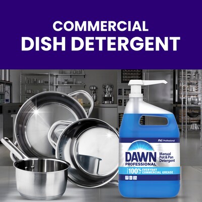 Dawn Professional Manual Pot & Pan Dish Soap, Original Scent, 1 Gal., 2/Carton (12163)