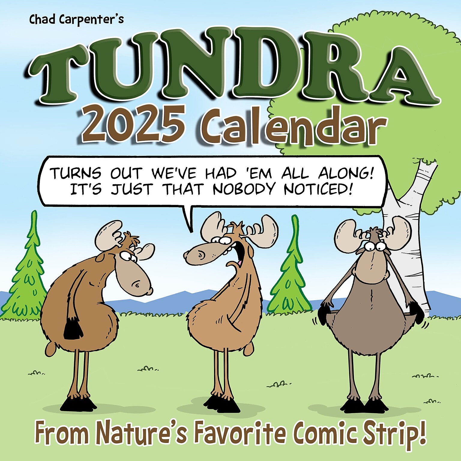2025 Willow Creek Tundra Comics 12 x 12 Monthly Wall Calendar (45176)