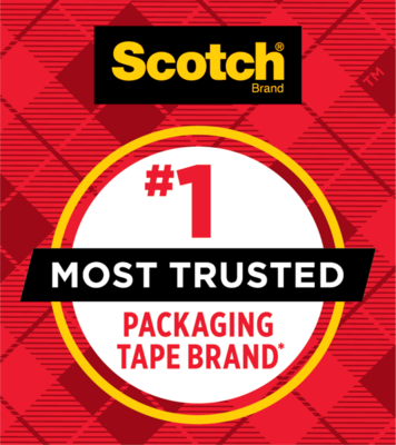 Scotch Heavy Duty Packing Tape, 1.88" x 38.2 yds., Clear, 3/Pack (3850S-LR3)